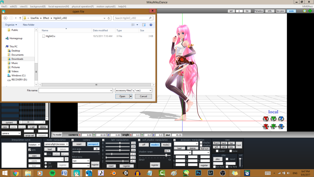 how to install mme mmd
