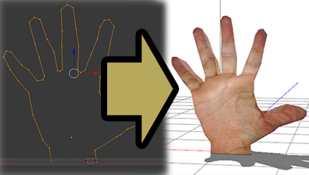Make MMD Model Hands from scratch in Blender
