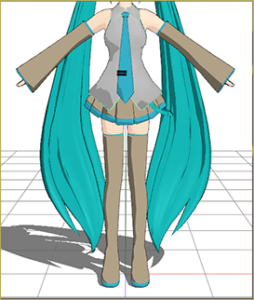 Miku with no UV Mapping