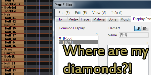 No Diamonds Appear in Frame Chart in MMD and How to Fix It