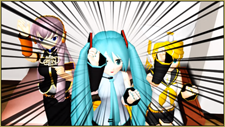 I used the Manga-lines effect in my MMD "Sleepover Gone Wrong" animation.
