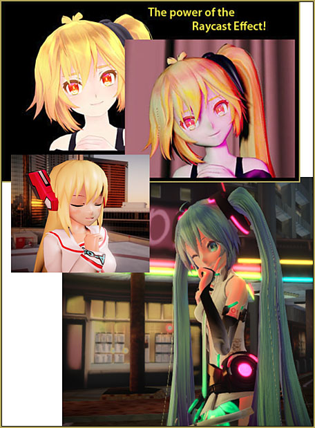 mmd raycast materials