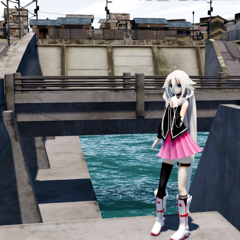 An MMD town stage: Making Kerorin Town Great Again - Part 2