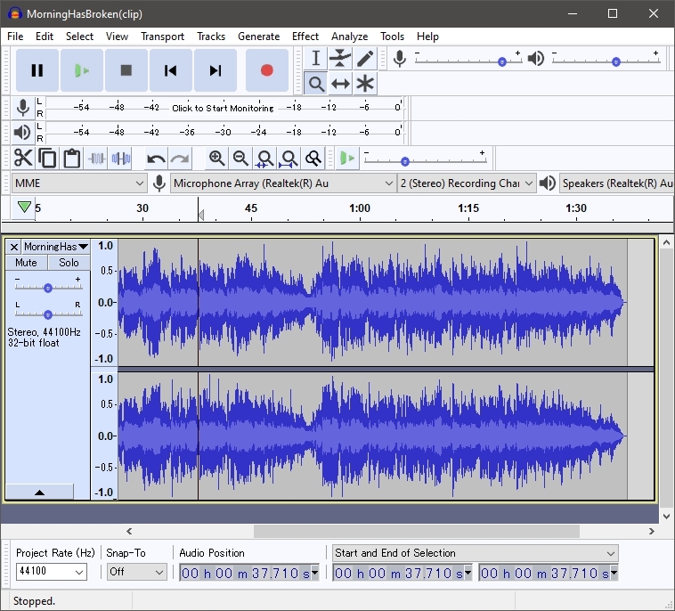 MMD Animations WITHOUT Animating a model requires solid soundtrack editing... Audacity sound editor.