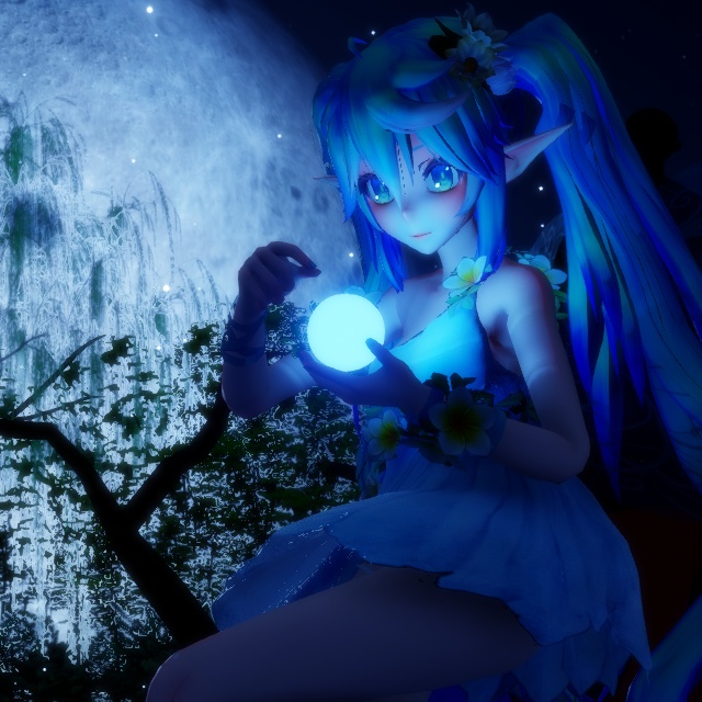 Ray-MMD environment controls allow you to create MikuMikuDance fantasy scenes and videos.