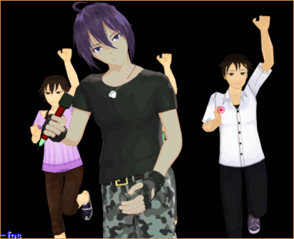 Making more complicated MMD dance motions.. takes time and patience!