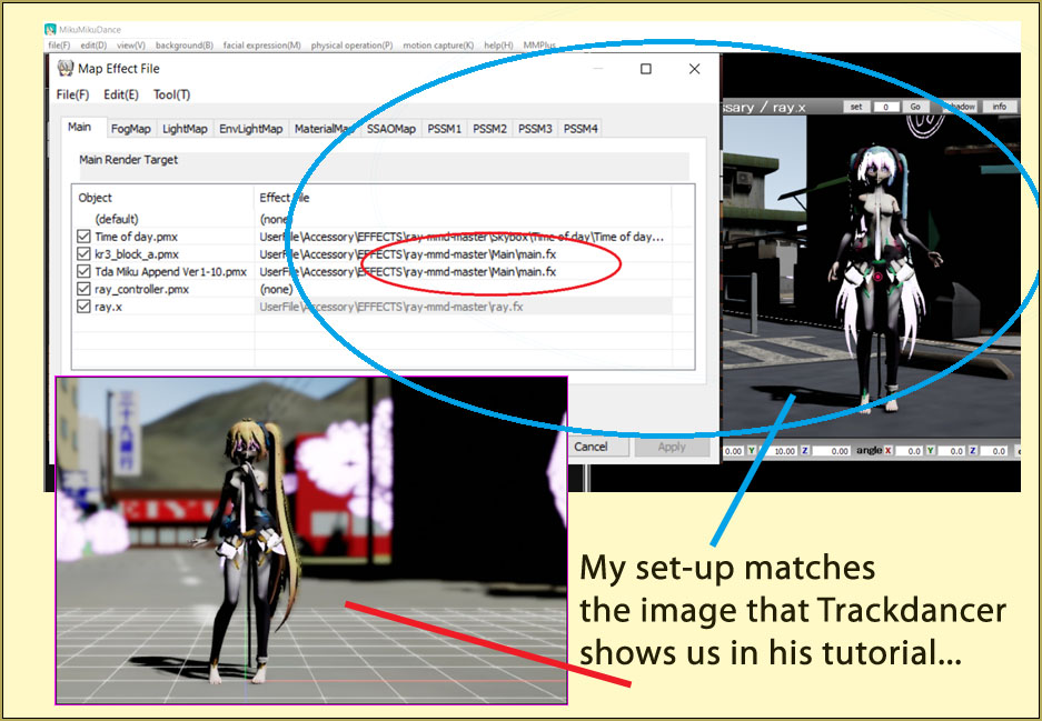 how to use raycast shader mmd